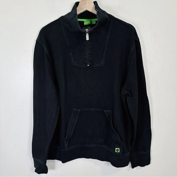 Hugo Boss Other - Hugo Boss Cotton Half Zip Ribbed Sweater